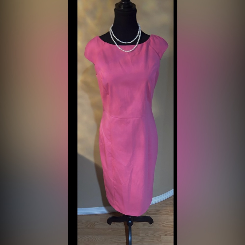 Banana Republic Strapless Pink Sheath Dress